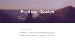 Desktop Screenshot of peaxl.com